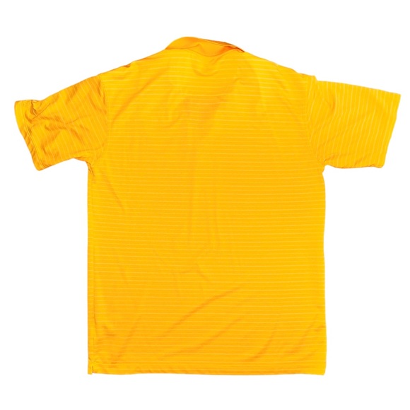 NIKE 💛 Golf Dri Fit Men’s Yellow Stripe Polo Sz XL - Picture 2 of 6